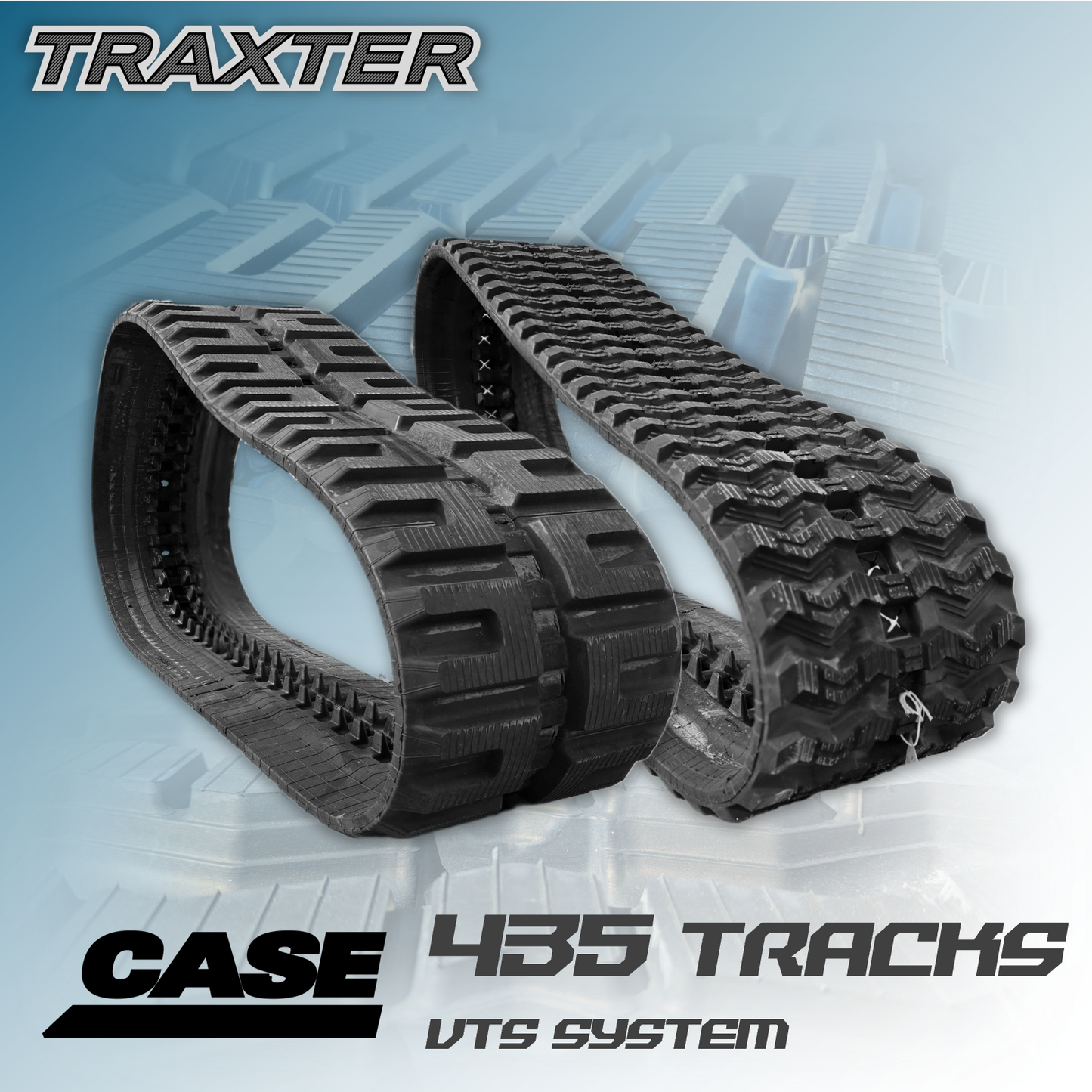 CASE 435 VTS TRACKS (Compatible with Versatile Track Conversion System)